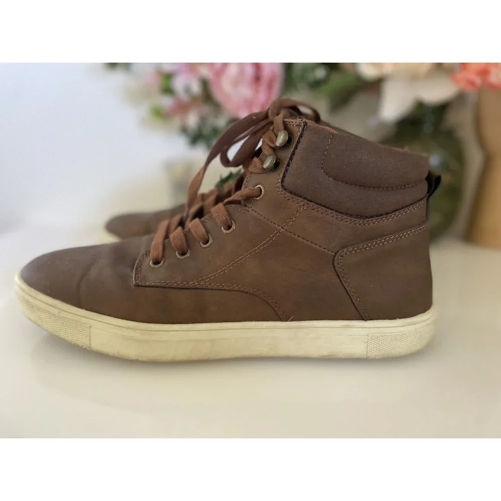 Men's Maxwell Style Work Boots Goodfellow & Co Size‎ 10.5 Brown Lace Up Comfort